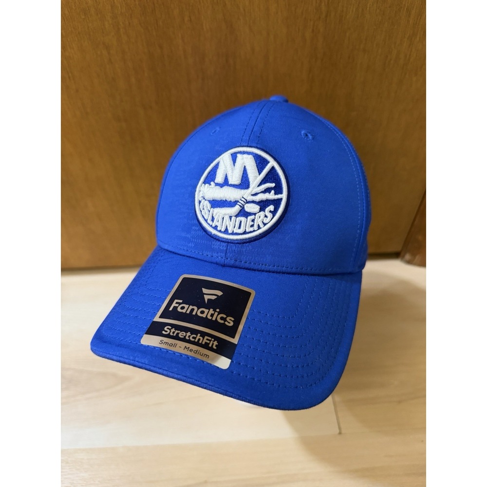 NY Islanders Stretchfit S/M Fit Pro Fanatics NHL Royal Blue Hockey NWT